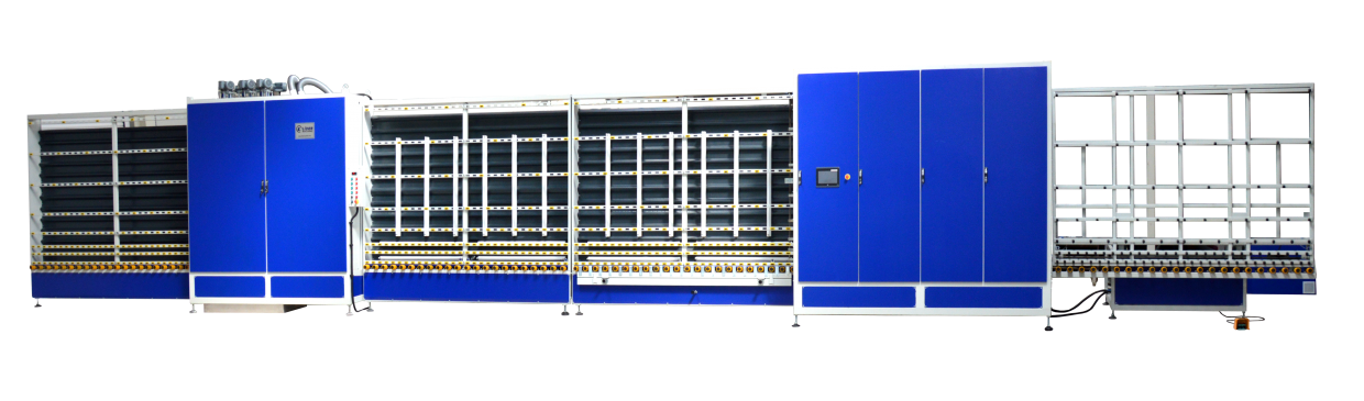 LVA-P: Línea vertical para fabricar DVH con panel