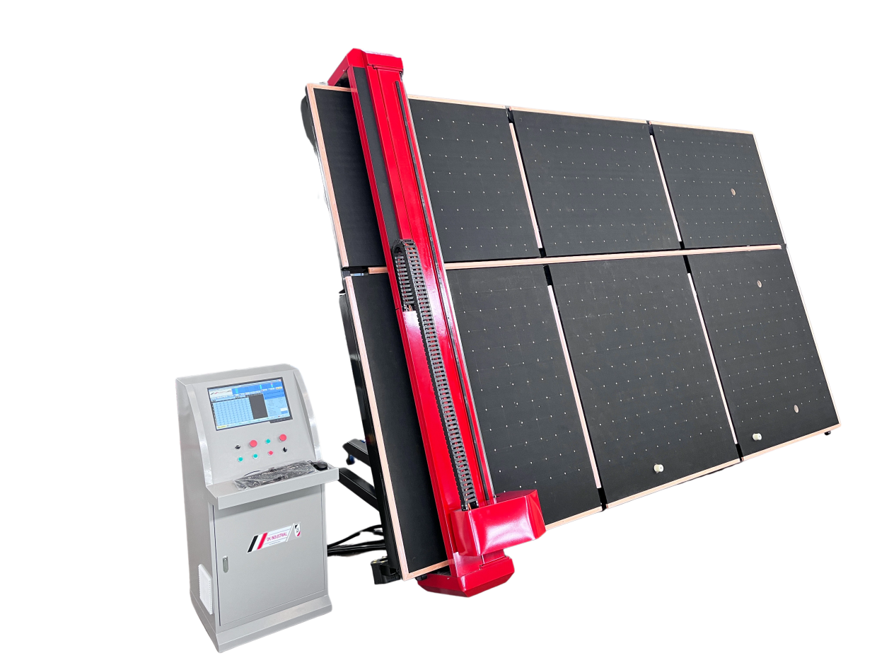 MCA 3700-B: Mesa de corte de vidrio CNC basculante (hidráulica)