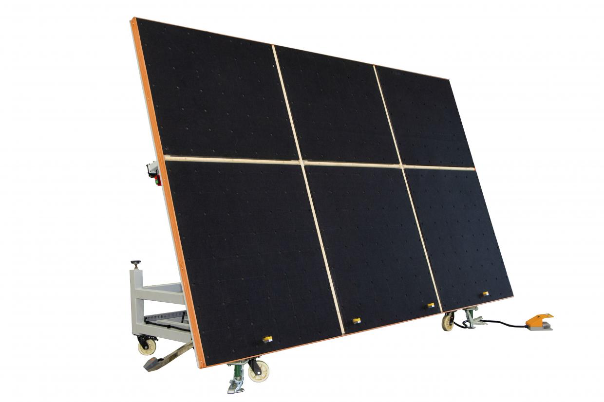 MCV-M: Mesa de corte de vidrio basculante hidráulica